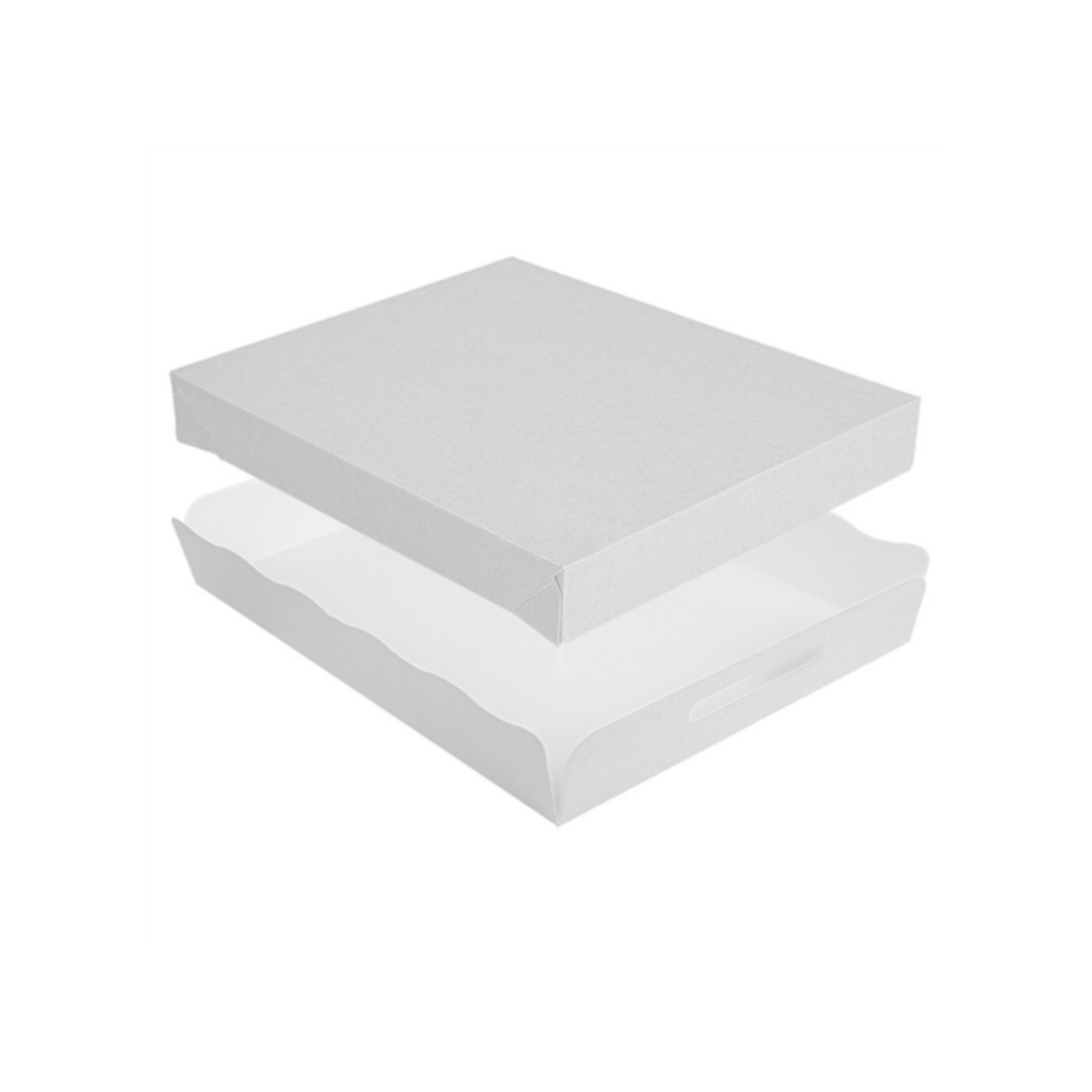 Plateau traiteur blanc 32x27x4 cm par 150 - ProSaveurs