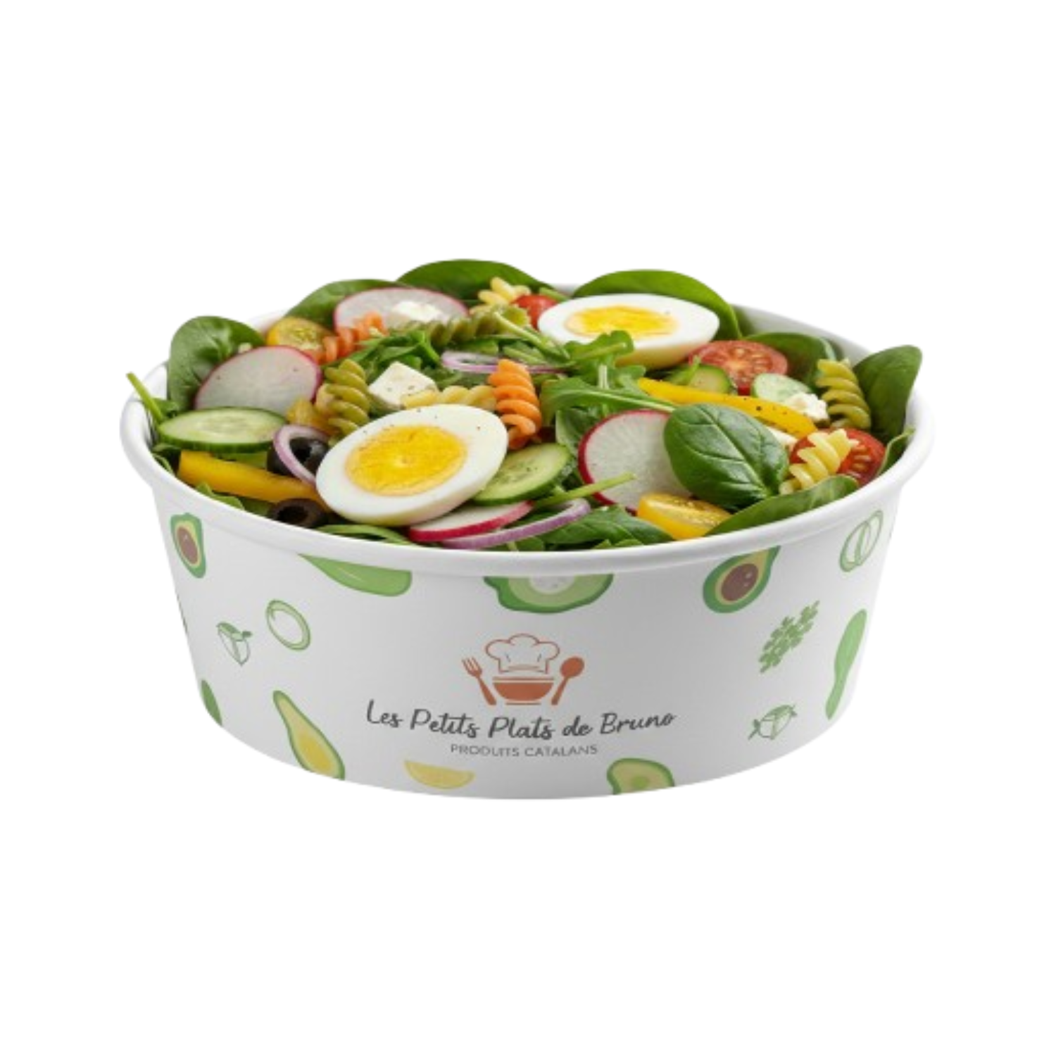 Bol 1300ml blanc personnalisé en CMJN dès 2100 pcs