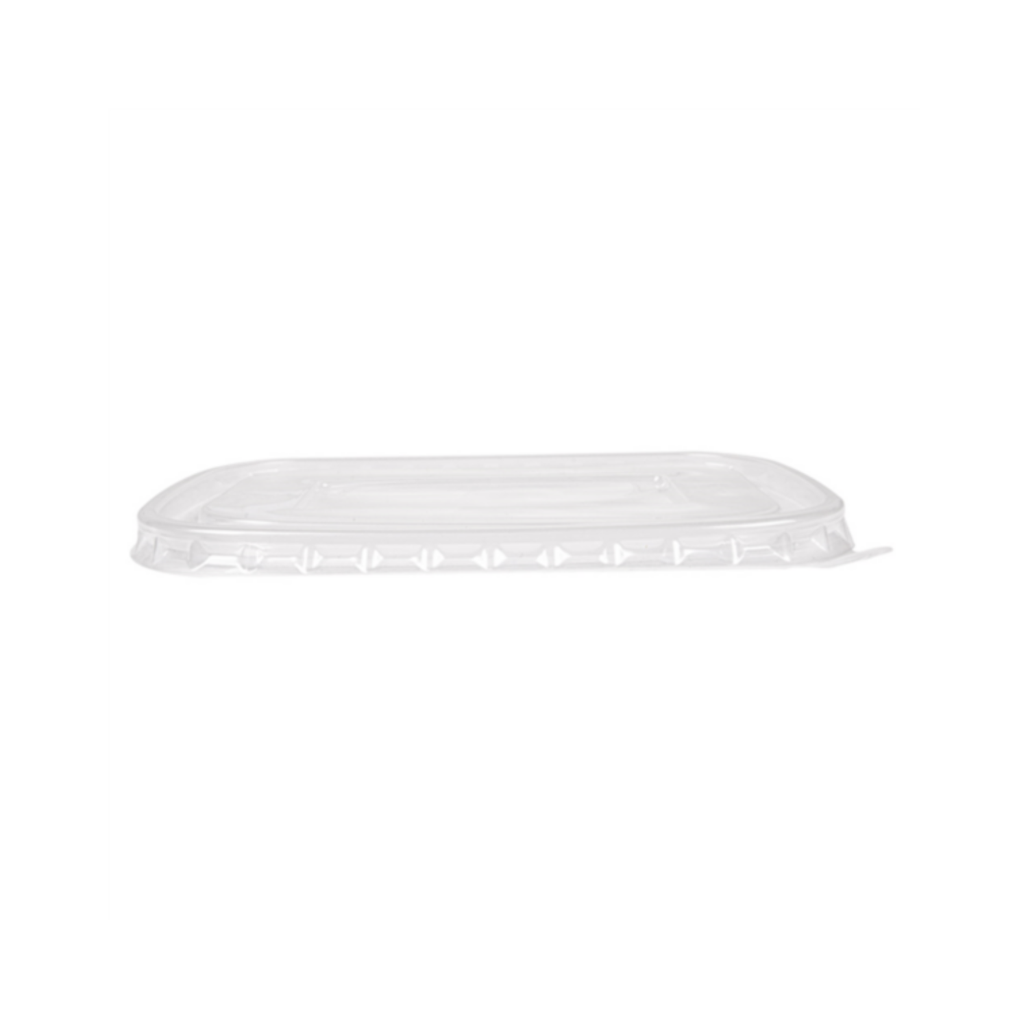 Couvercle plat en PP pour bols rectangulaires