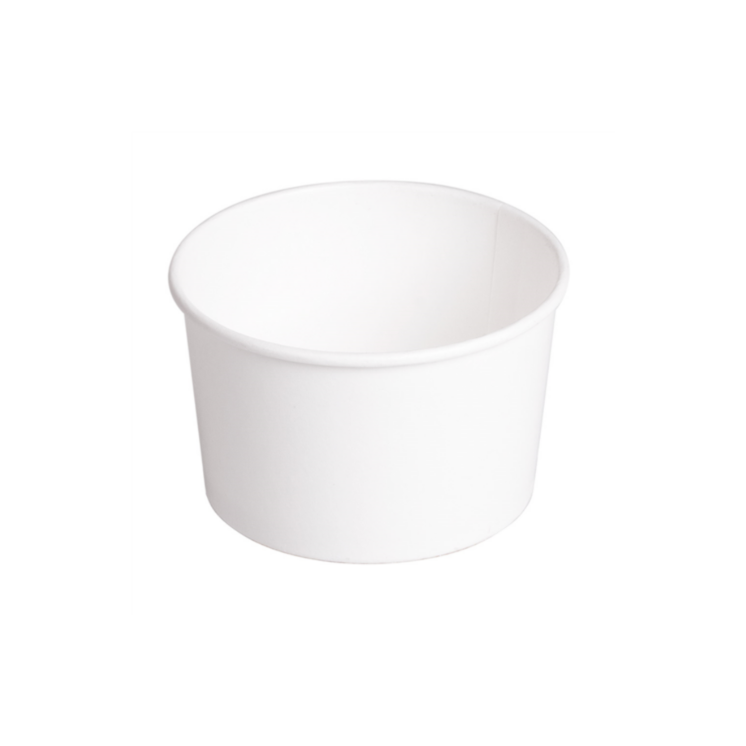 Bol en carton blanc 480 ml - Ø 11,1 cm - salade de légumineuses et bowl healthy à emporter