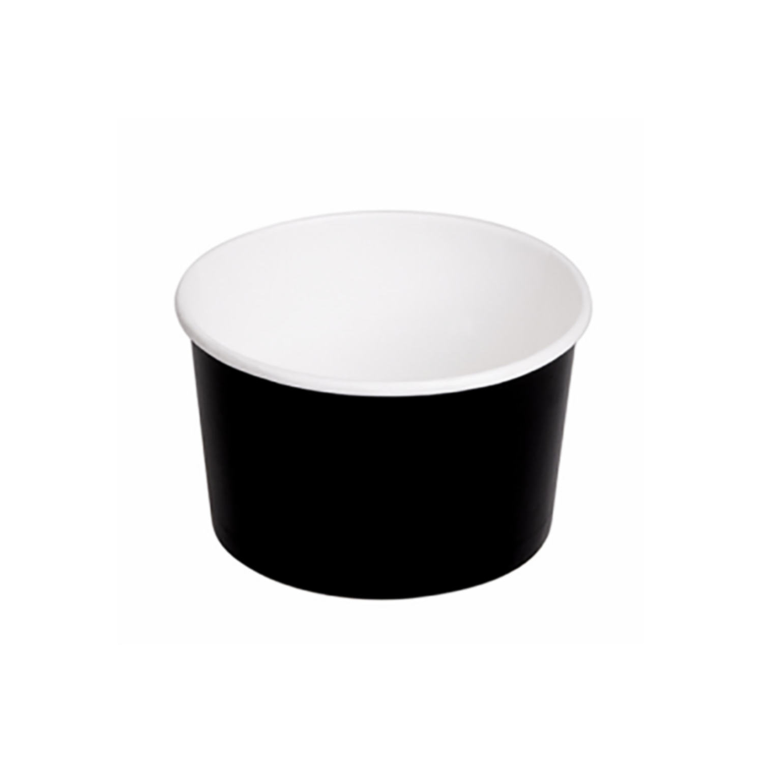 Bol en carton noir 480 ml - Ø 11,1 cm - bowl healthy et salade de légumineuses à emporter