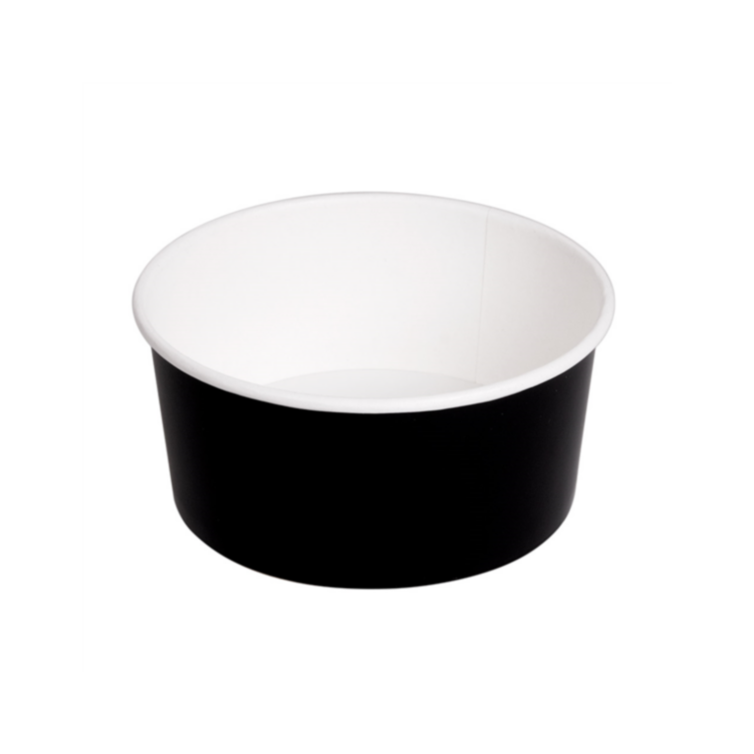 Bol en carton noir 750 ml renforcé - Ø 14,5 cm - plats généreux premium à emporter