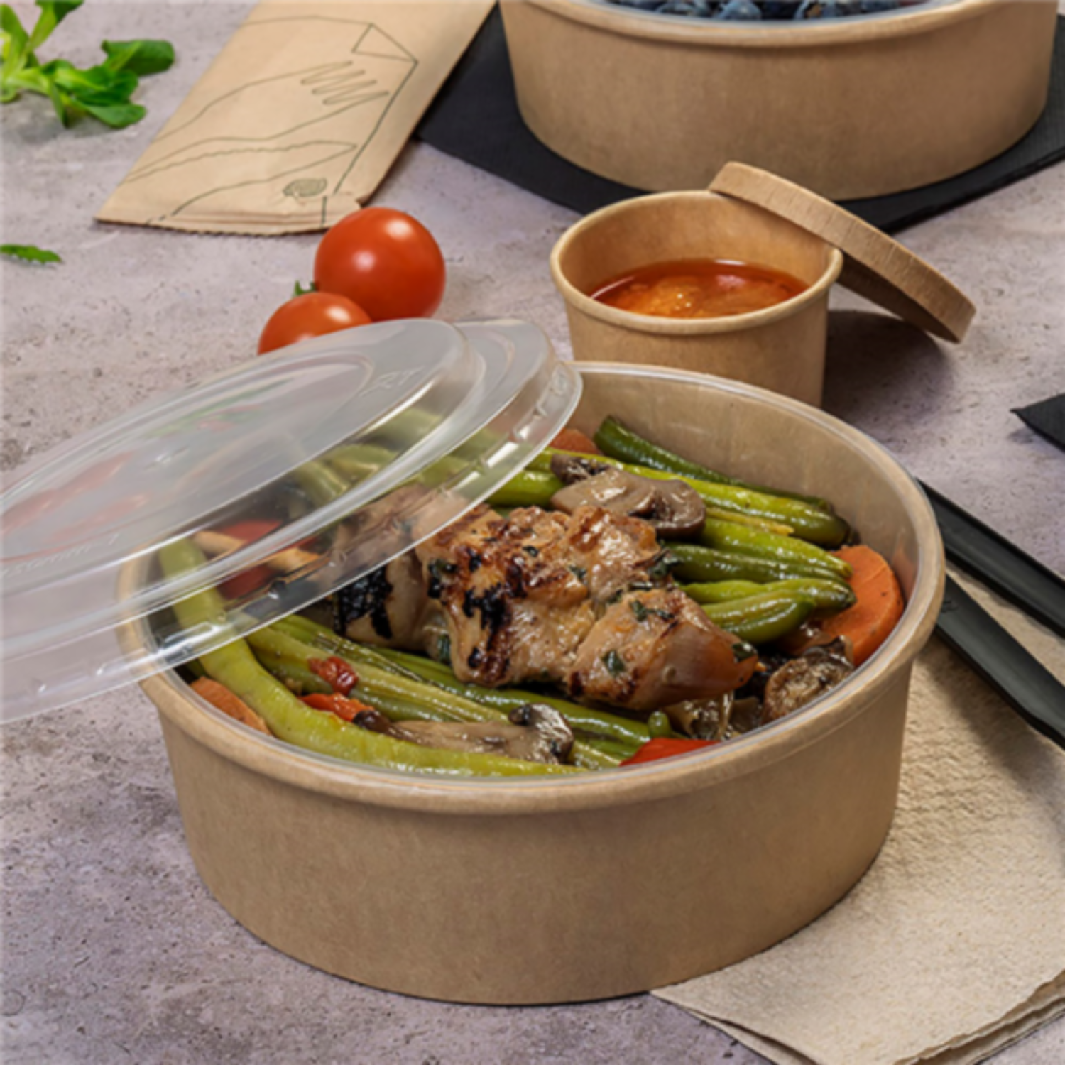 Insert PP 1 compartiment Ø 15 cm - ProSaveurs