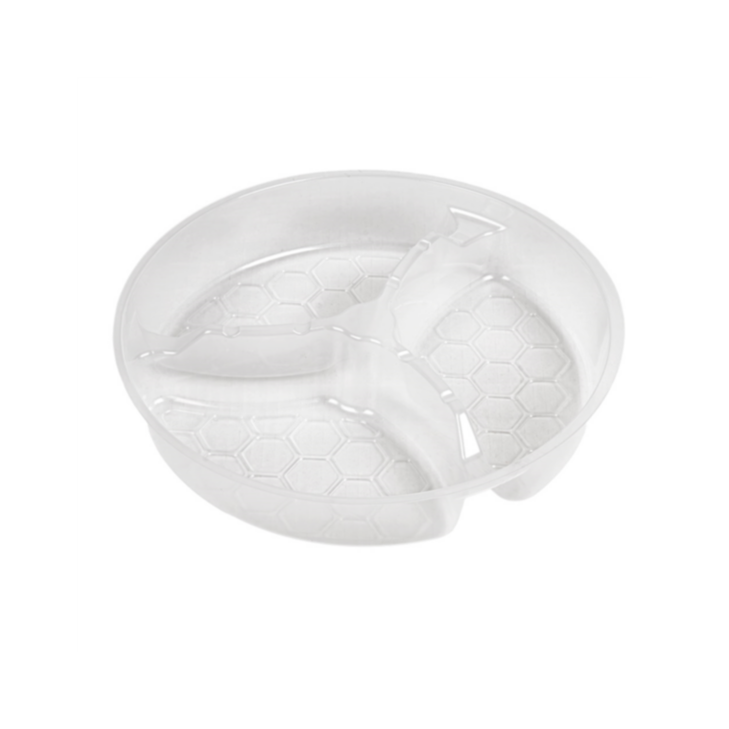 Insert PP 3 compartiments Ø 15 cm — menu complet structuré en un seul bol - ProSaveurs
