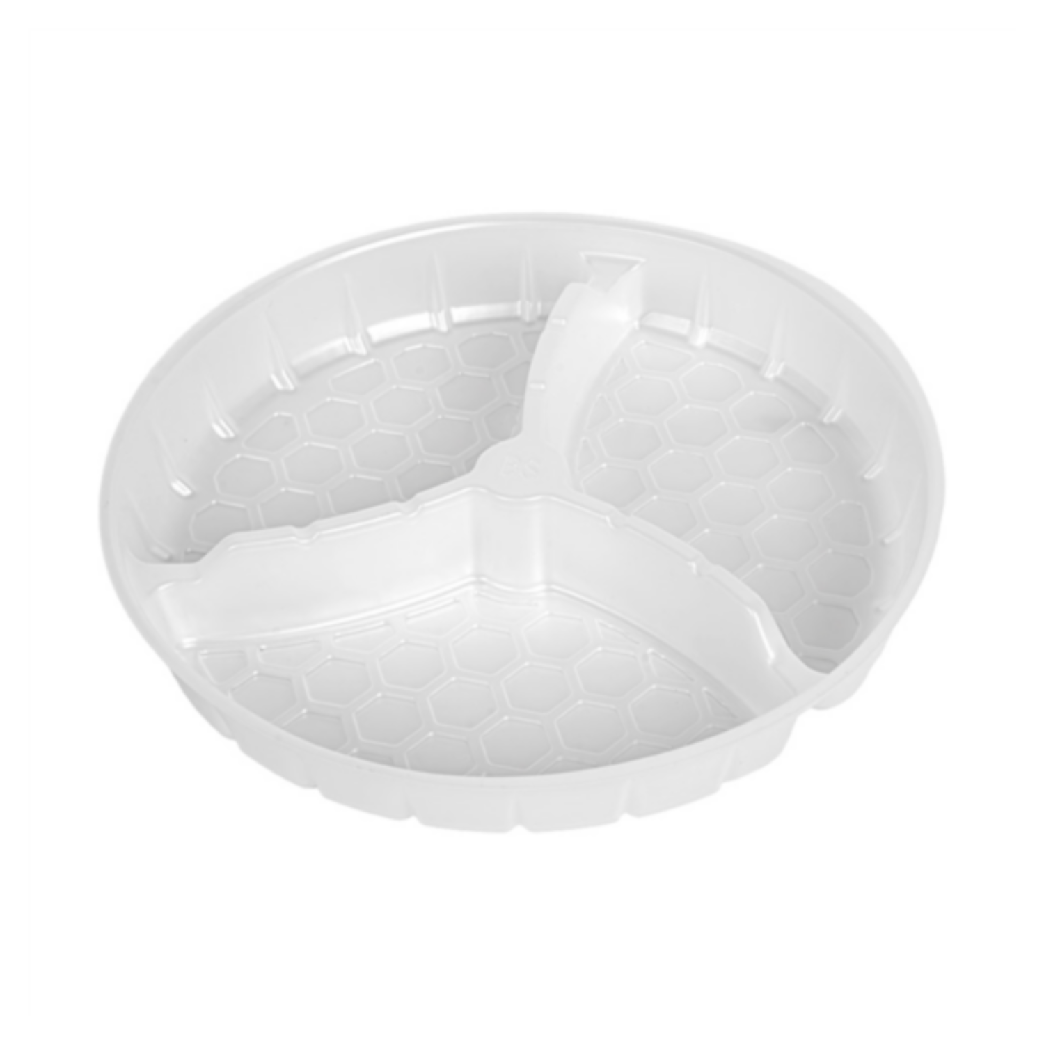 Insert PP 3 compartiments Ø 18,4 cm — repas complet premium structuré à emporter