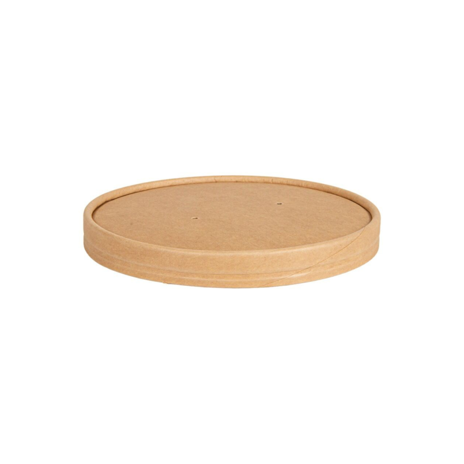 Couvercle carton double paroi Ø 15 cm — maintien au chaud et sécurité vapeur