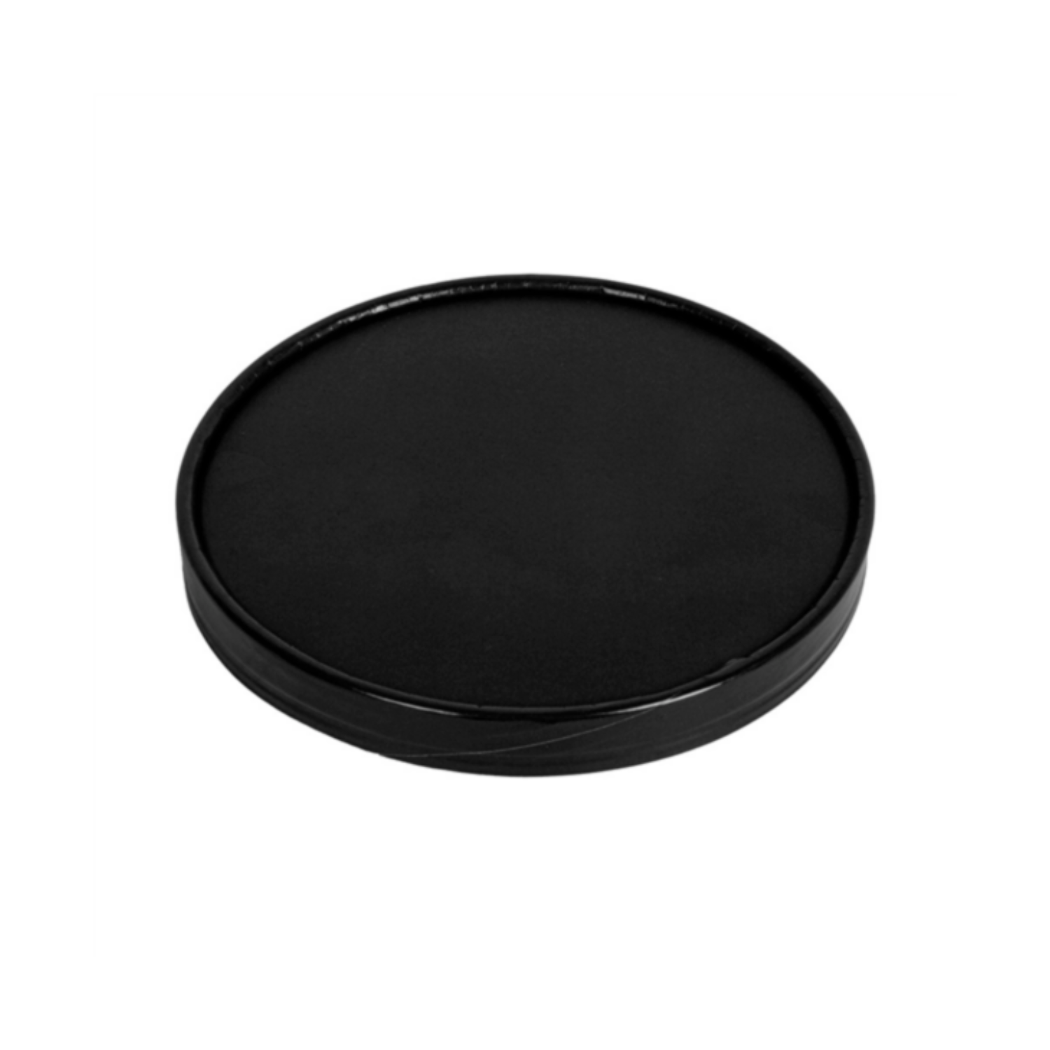 Couvercle carton noir Ø 15 cm — finition premium pour saladiers noirs à emporter