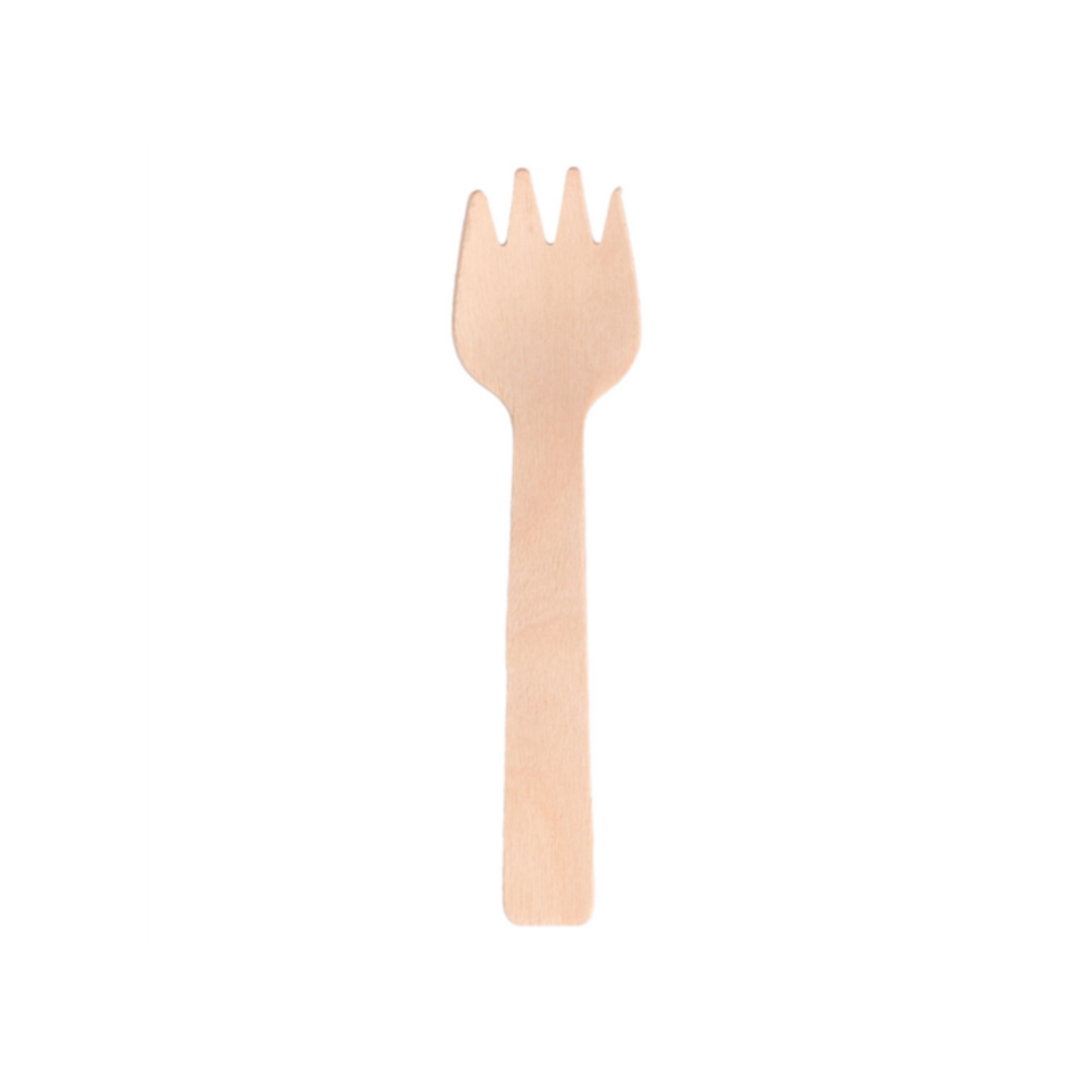Fourchette cuillère en bois 10cm5 par 100