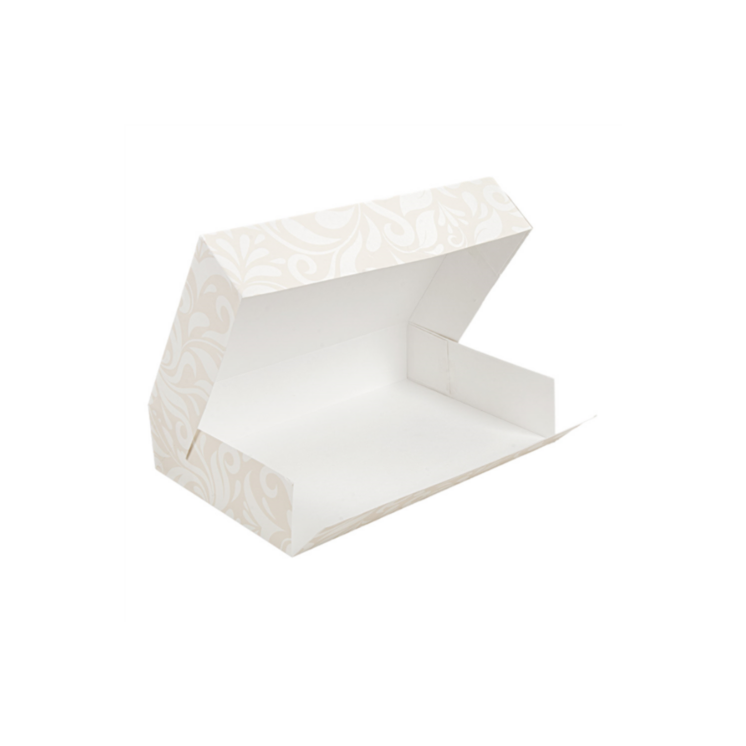 Boîte traiteur 28x19x6 cm blanche par 100