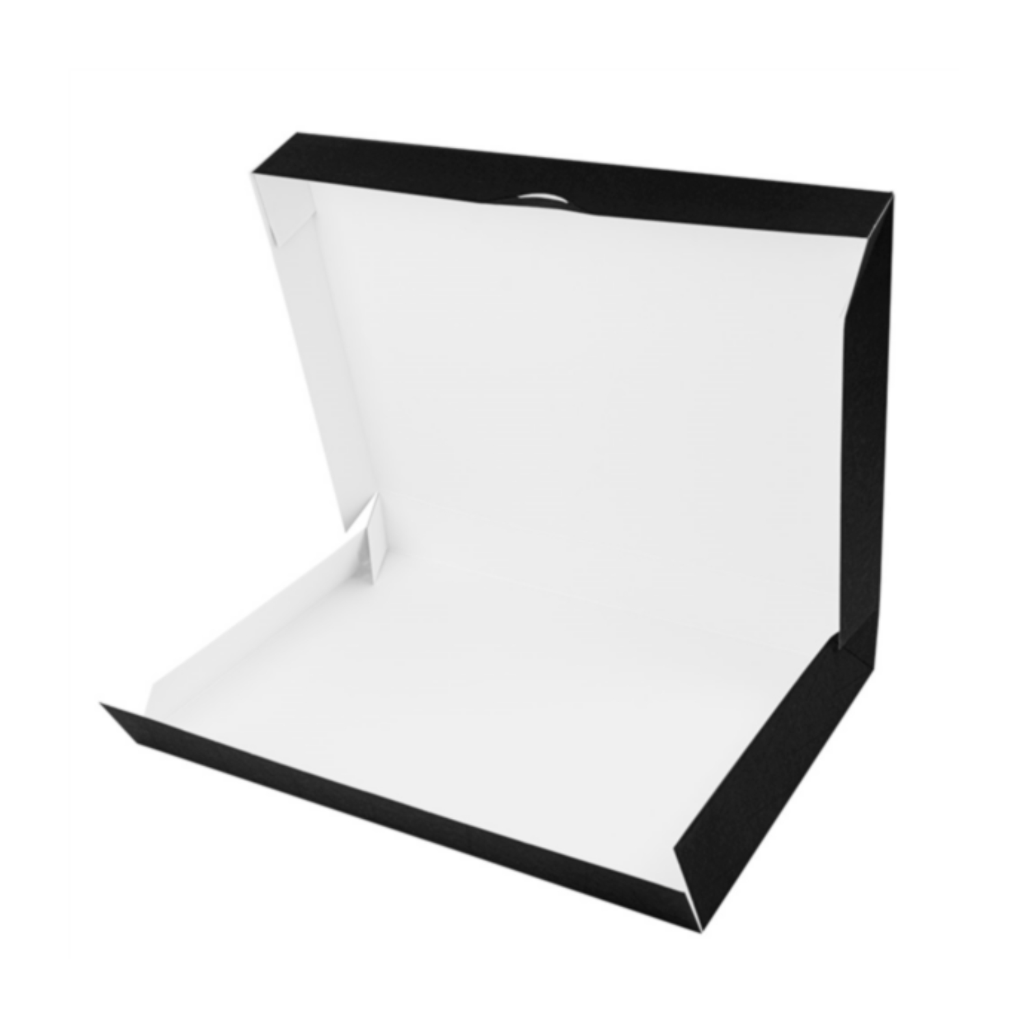 Boîte traiteur 42x32x6 cm noire par 100