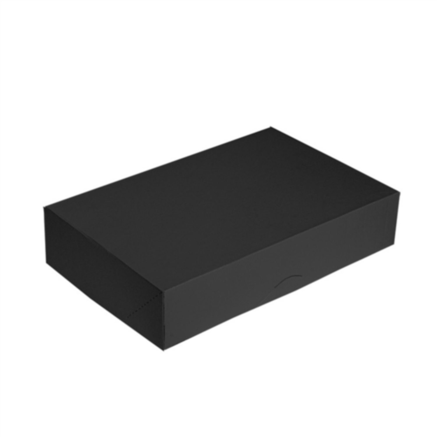 Boîte traiteur 46x35x6 cm noire par 100