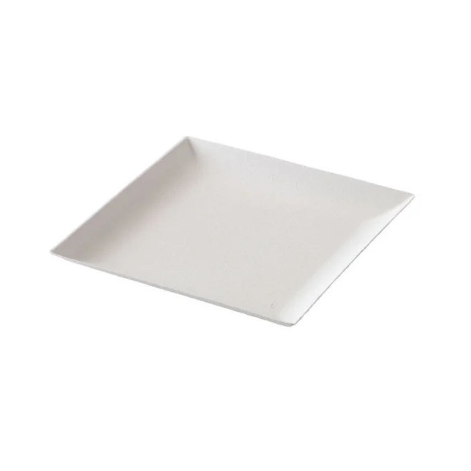 Assiette pulpe blanche Komodo 18x18 cm par 50