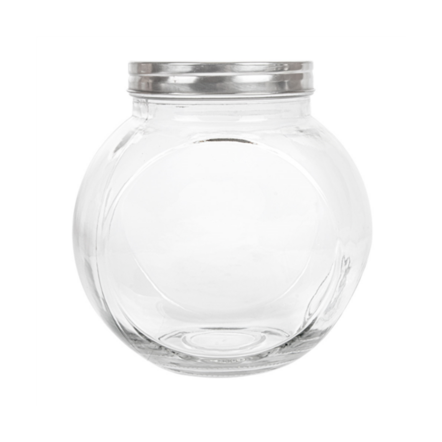 Bocal sphérique en verre avec couvercle métallique — 3000 ml