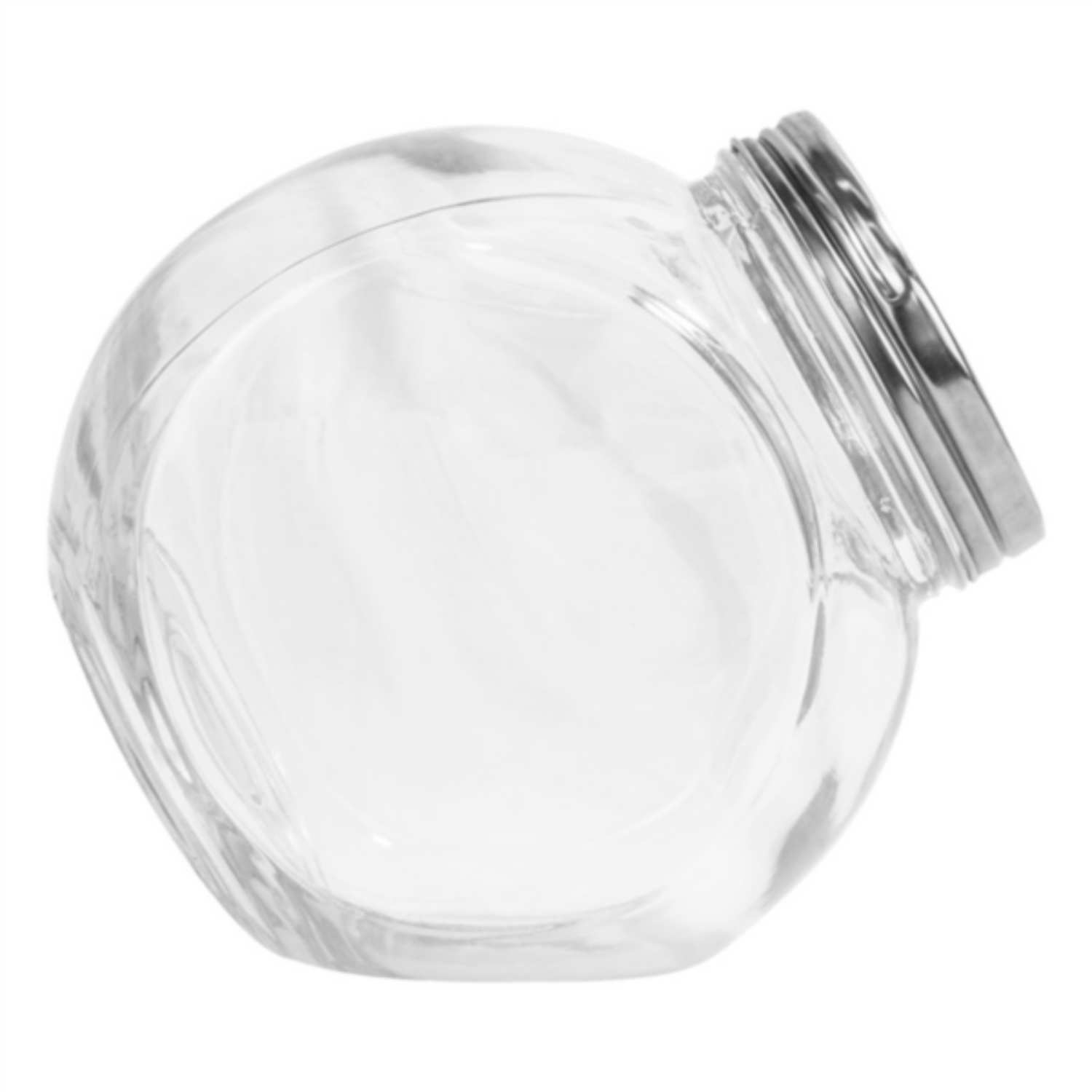Bocal sphérique en verre avec couvercle métallique — 4430 ml