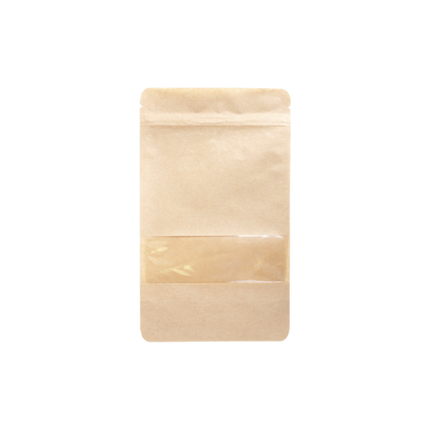 Doypack kraft fenêtre 250 g – fermeture zip