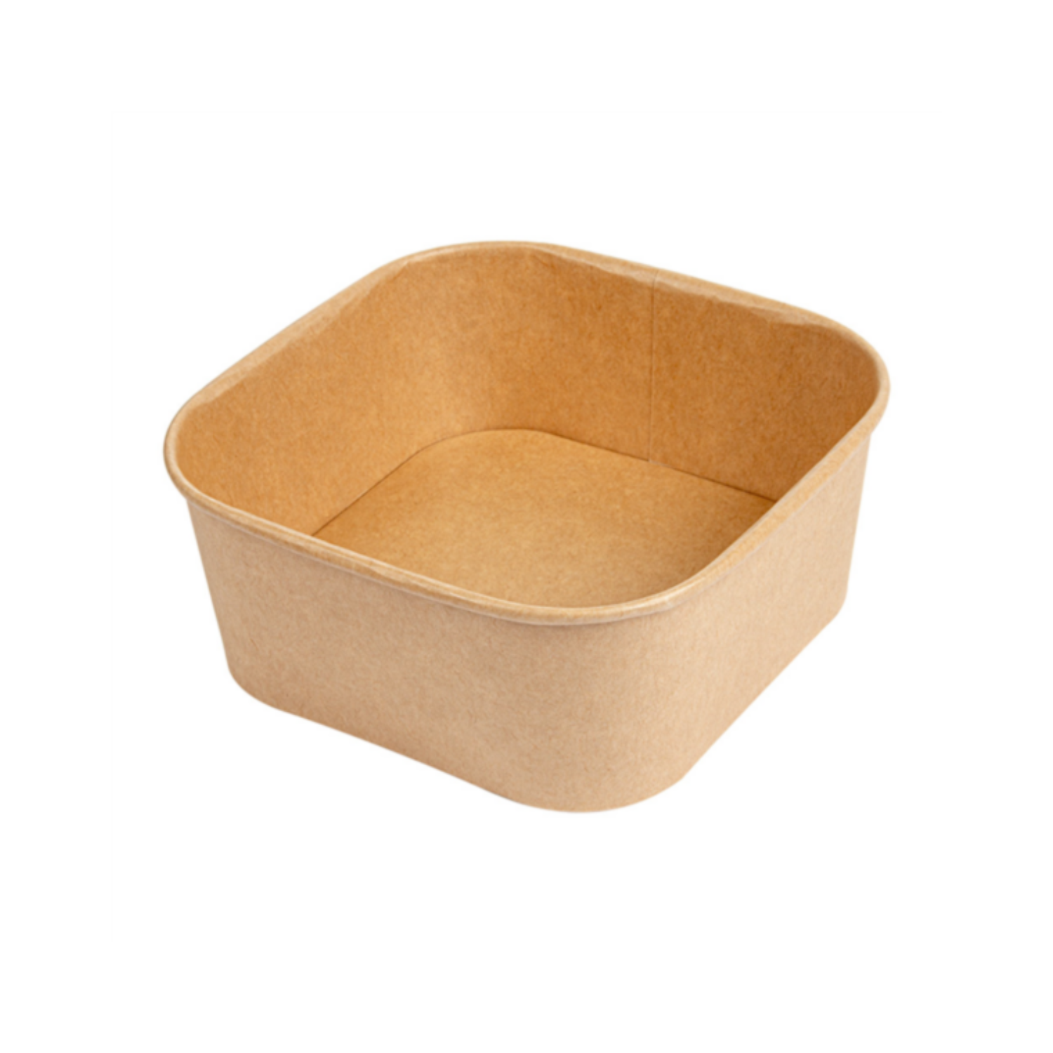 Bol carton carré kraft 1 230 ml - ProSaveurs