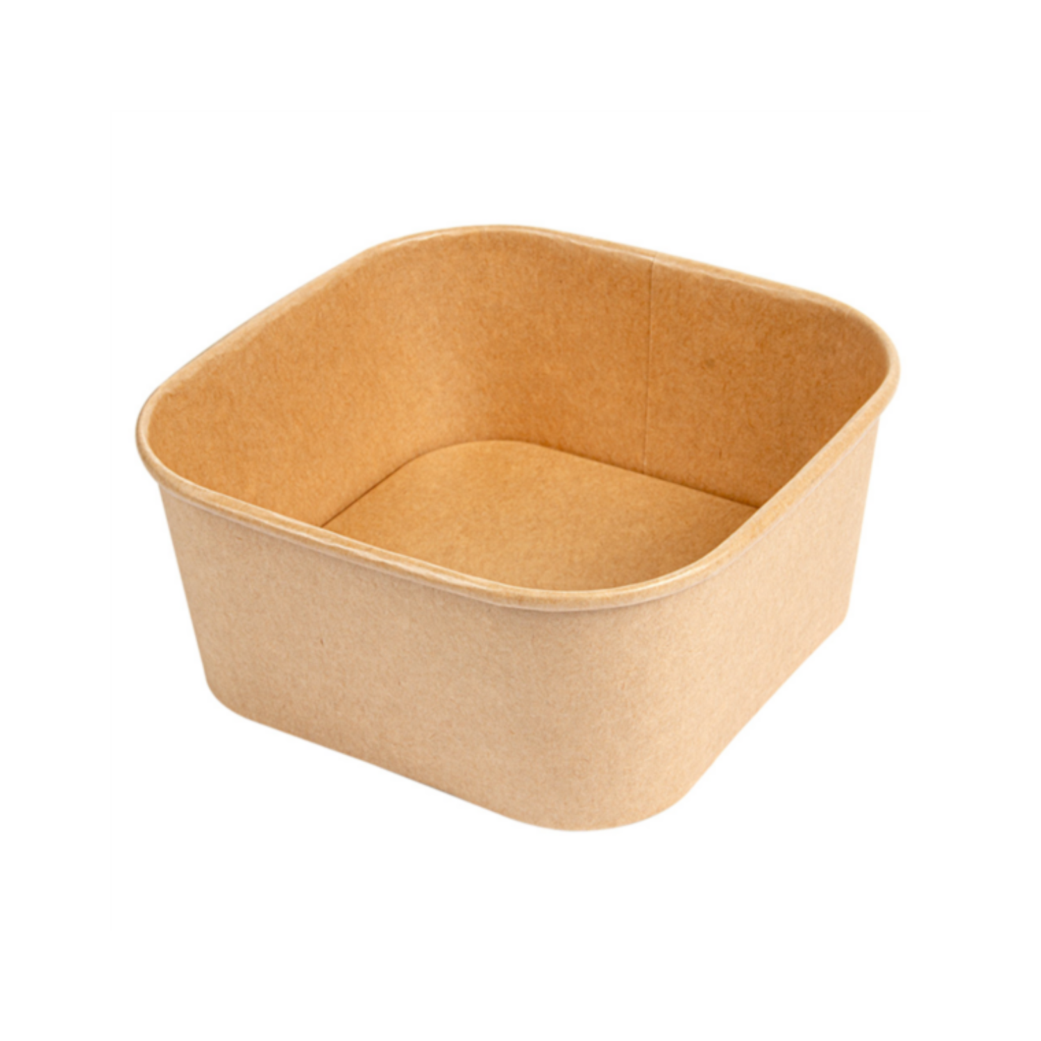 Bol carton carré kraft 1 410 ml - ProSaveurs