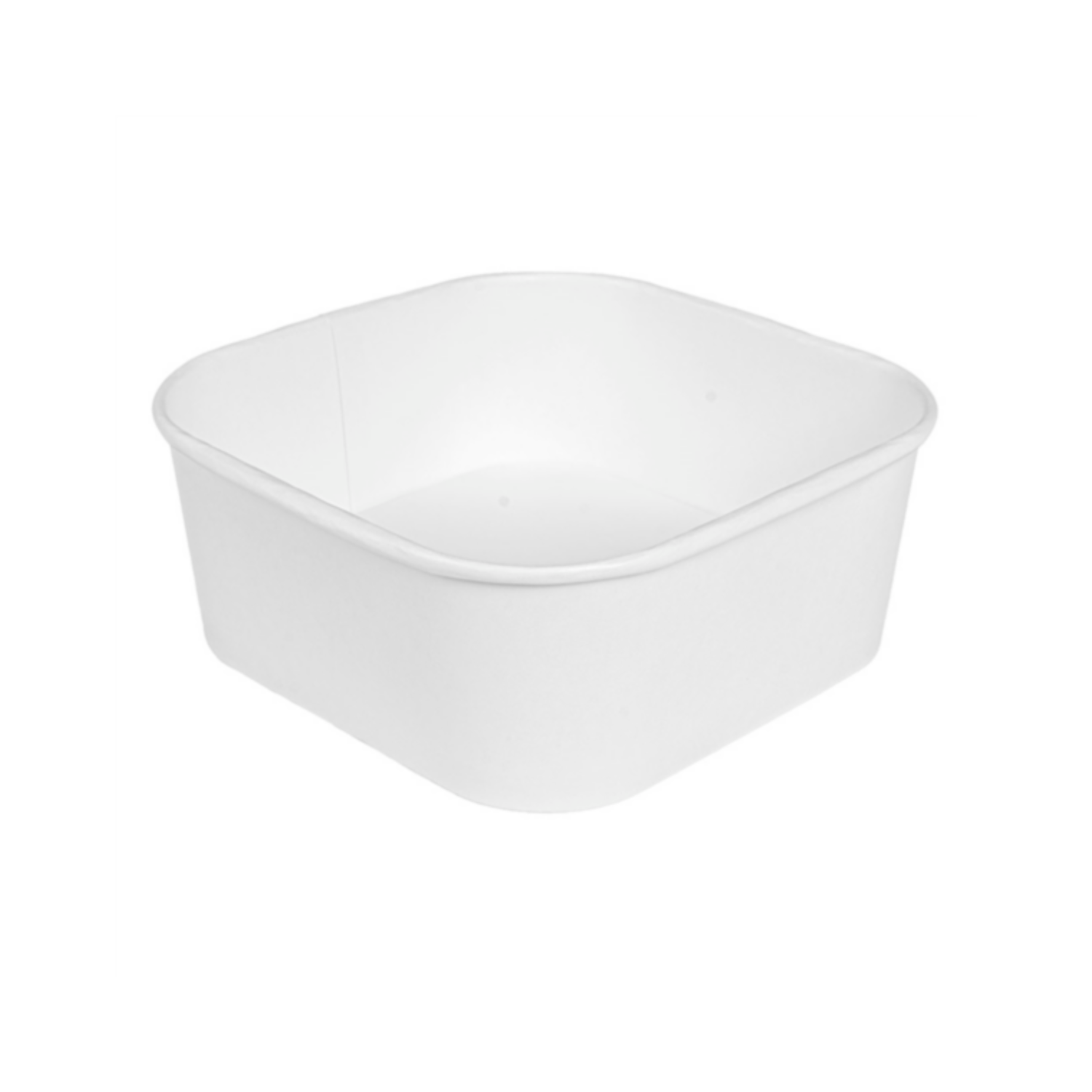 Bol carton carré blanc 1 410 ml