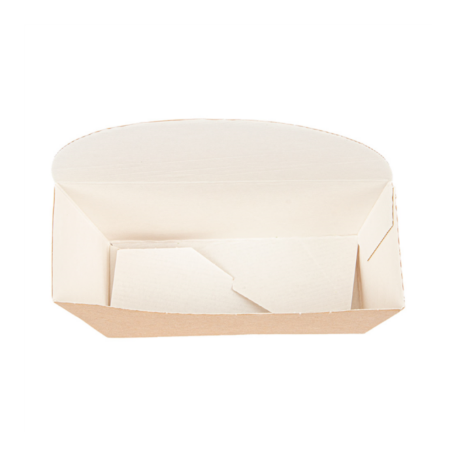 Étui pour bagels en carton kraft 12x12 cm - Automontable - ProSaveurs