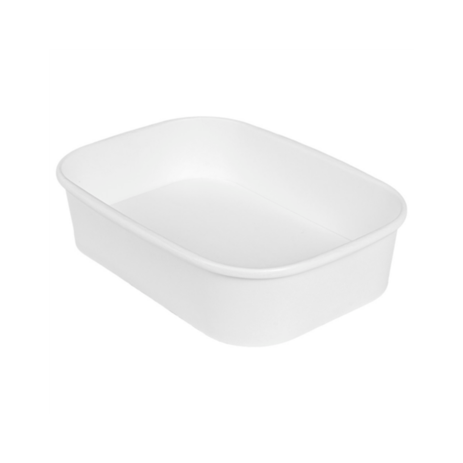 Bol carton rectangulaire blanc 500 ml - ProSaveurs