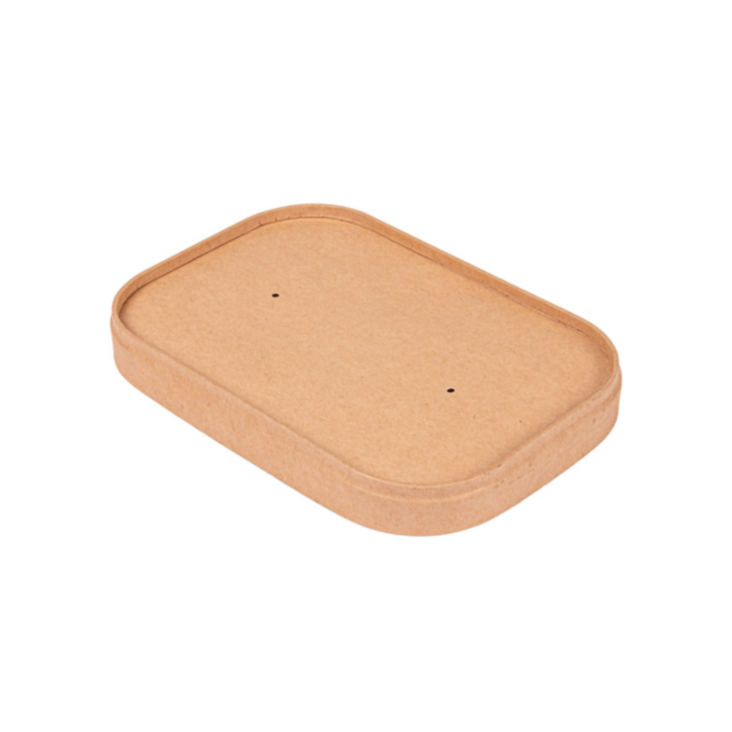 Couvercle carton PE kraft rectangulaire - ProSaveurs