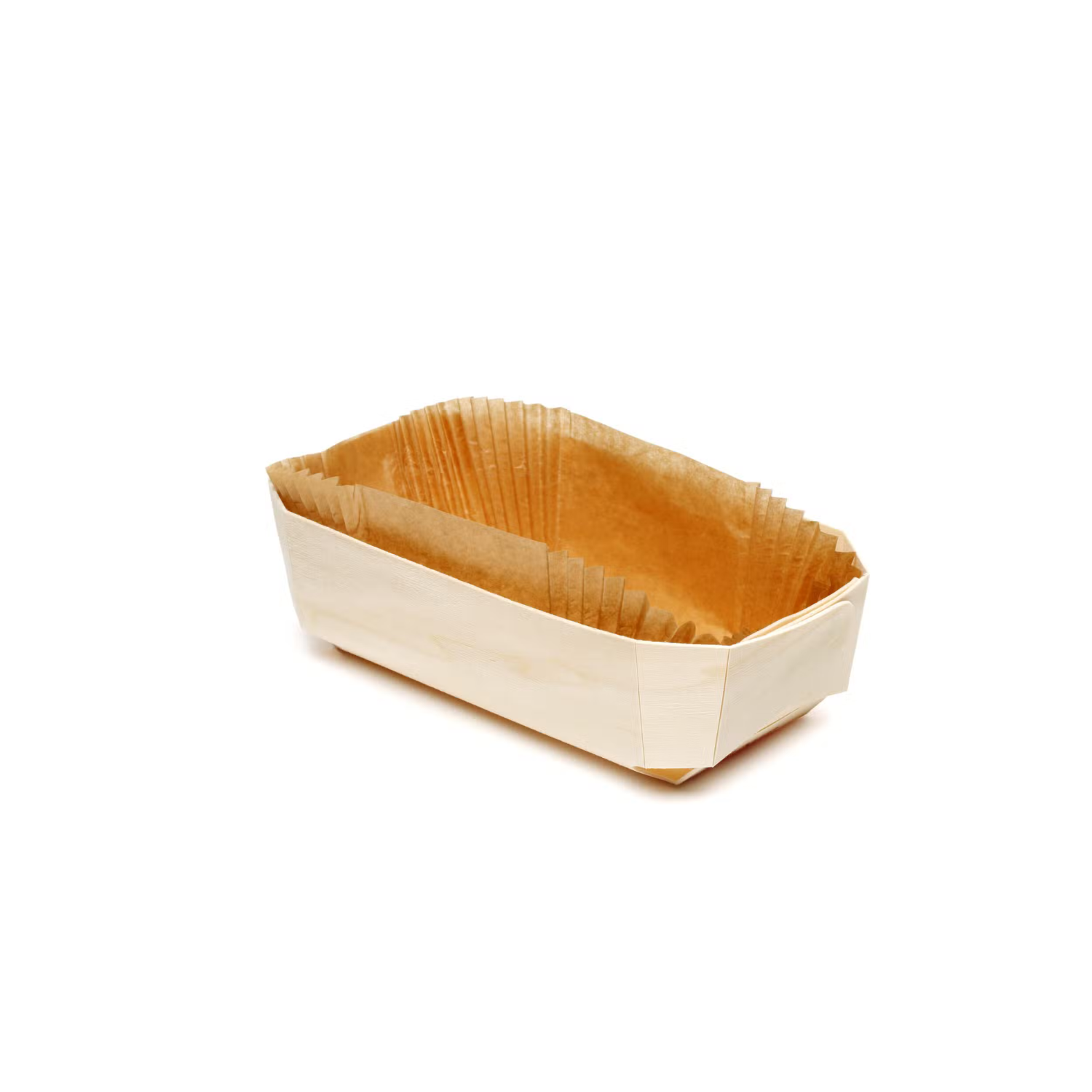 Barquette en bois Baron 205x110x60 mm par 100