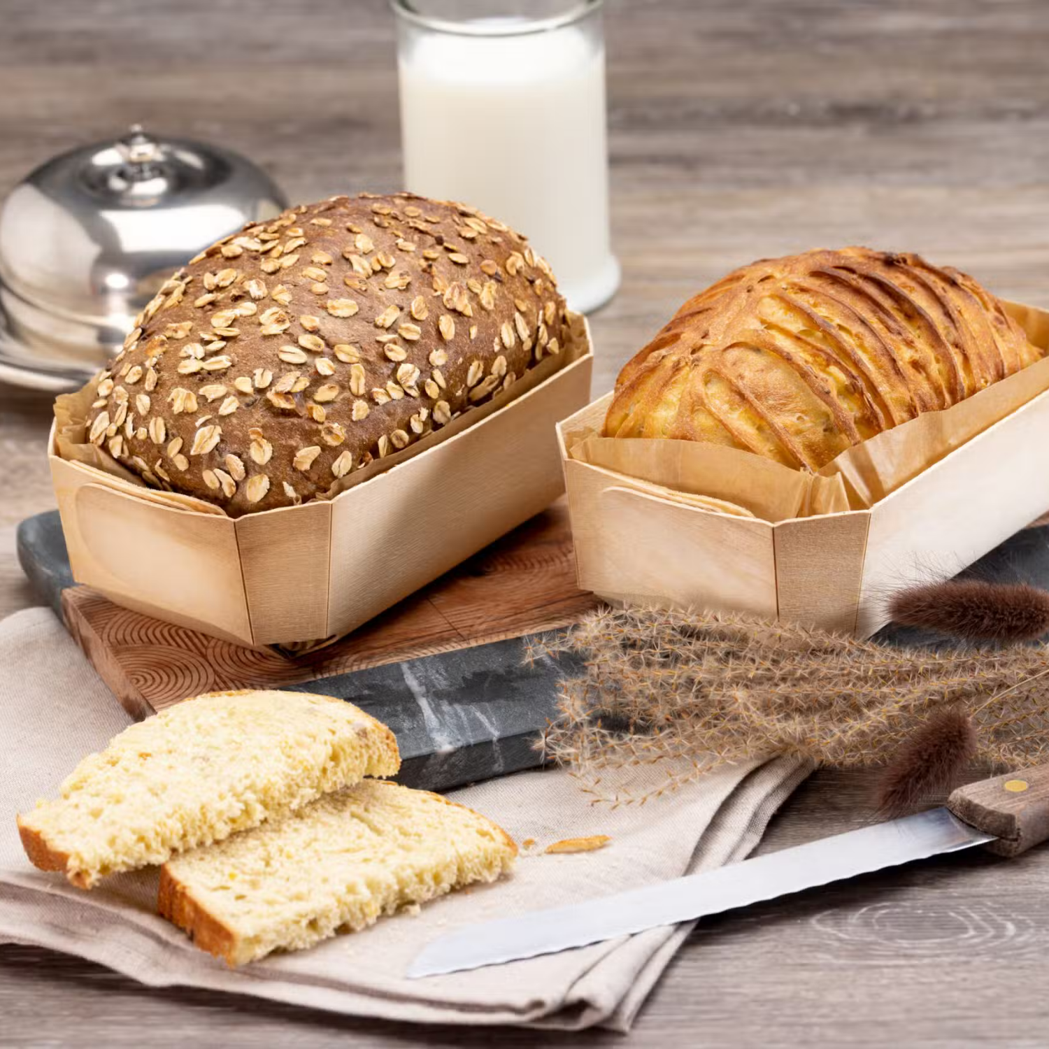 Barquette en bois Duc 175x110x60 mm - ProSaveurs