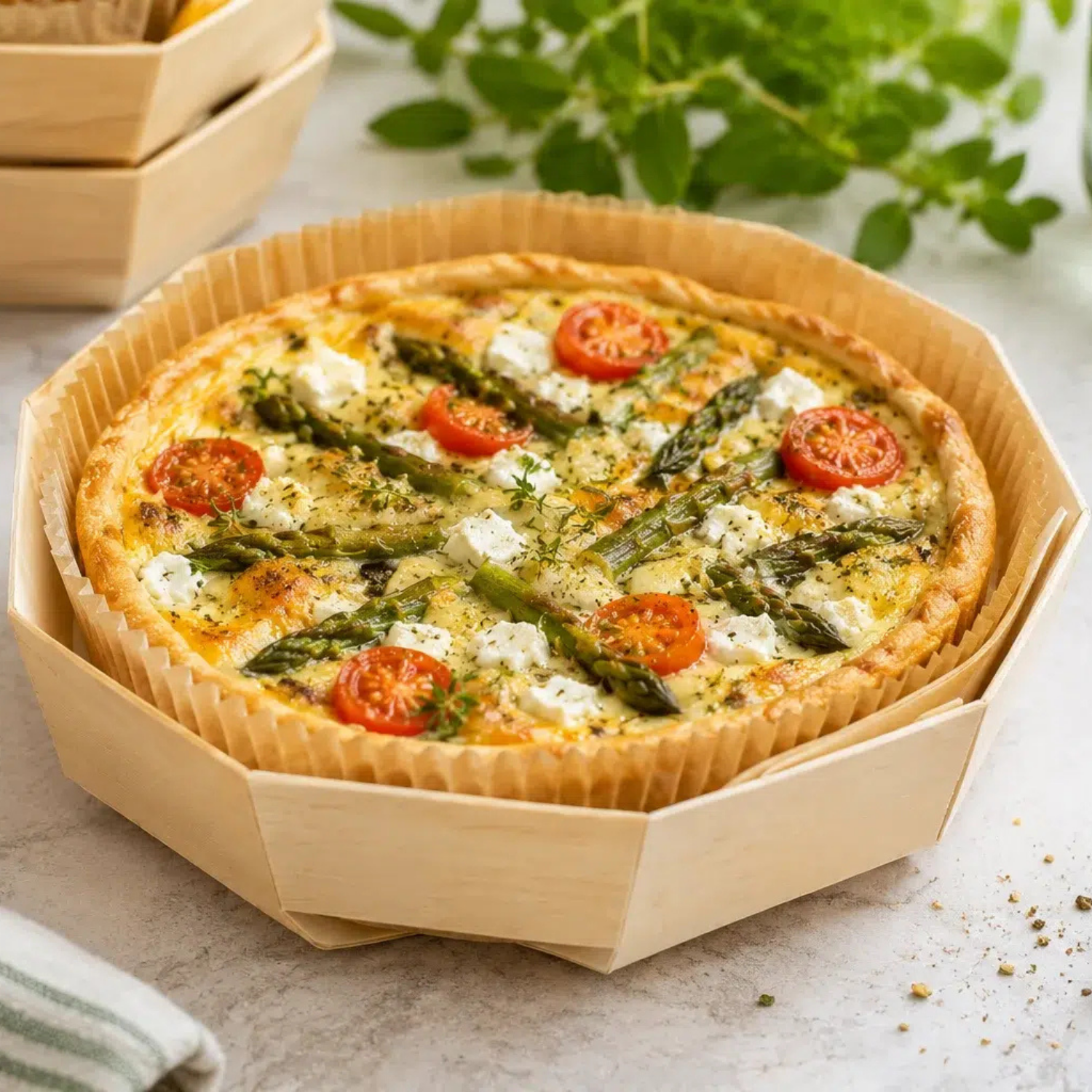 Barquette en bois Octo180 180x50 mm par 120 - ProSaveurs