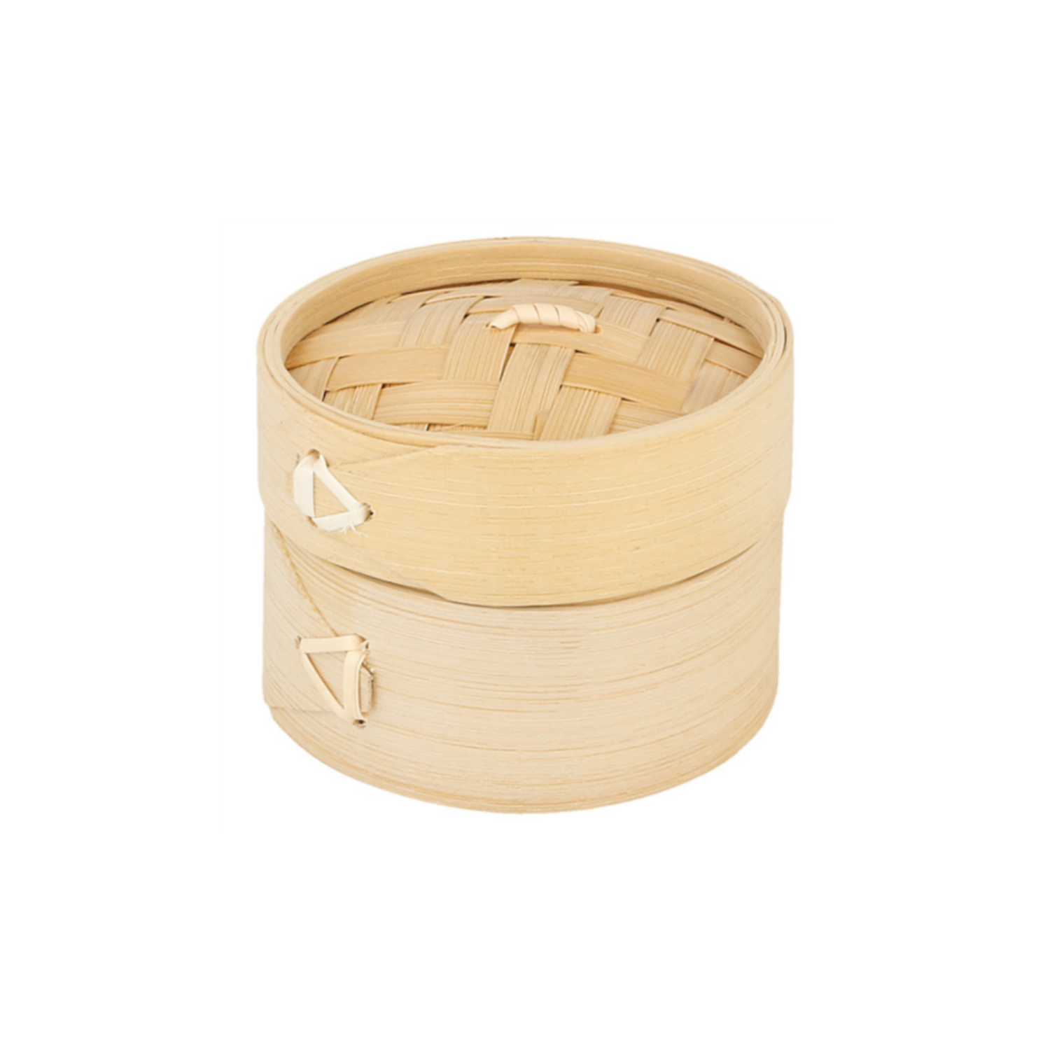 Panier vapeur mini en bambou Ø 8 cm avec couvercle - ProSaveurs
