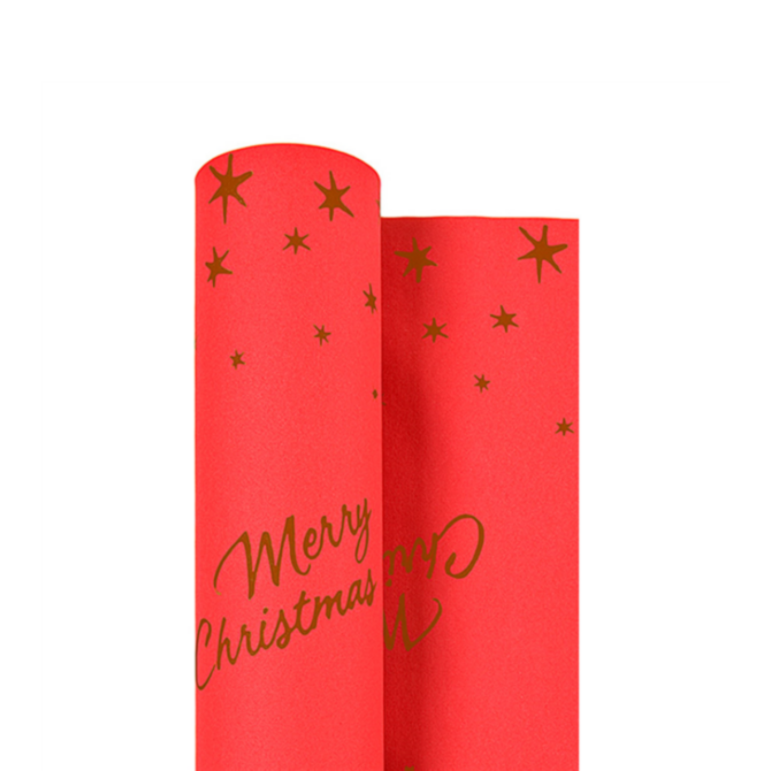 Nappe de Noël rouge imprimée en intissé airlaid, rouleau 1,20 x 25 m