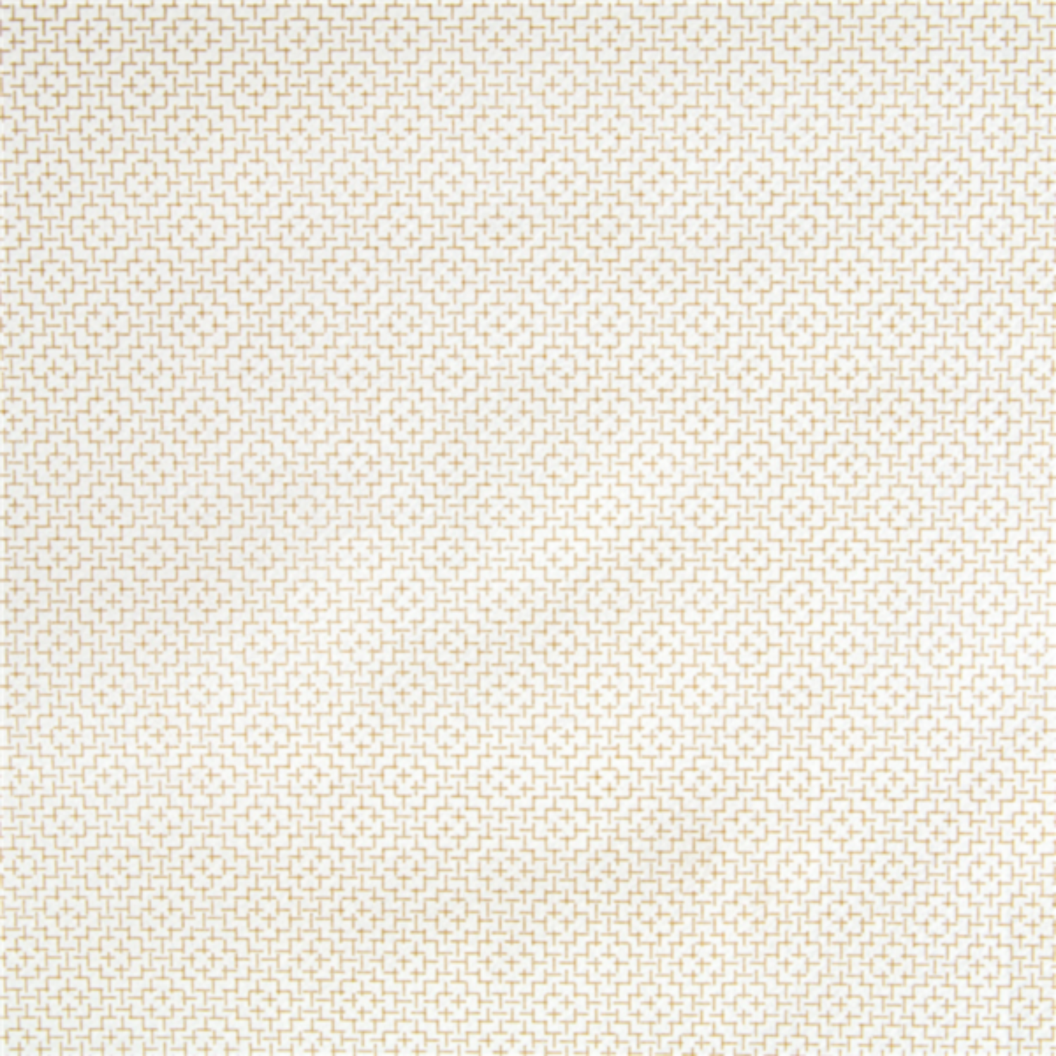 Gros plan du fin motif géométrique doré de la nappe blanche en airlaid