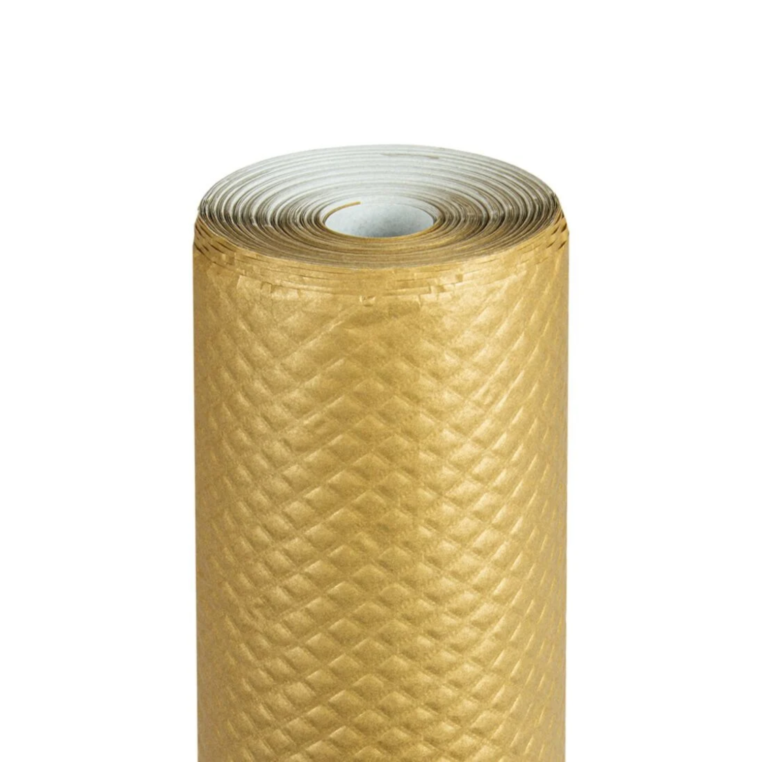Nappe dorée en papier gaufré, rouleau 1,20 x 25 m par 4