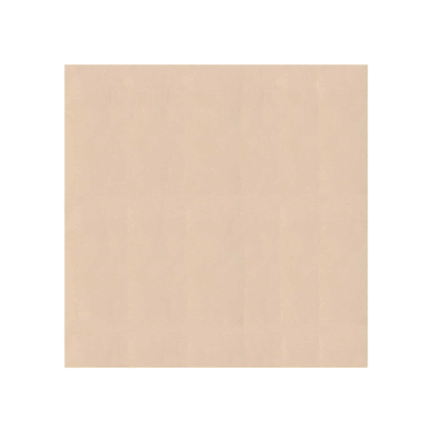 Nappe jetable effet tissu crème coupée pliée 100 x 100 cm par 200