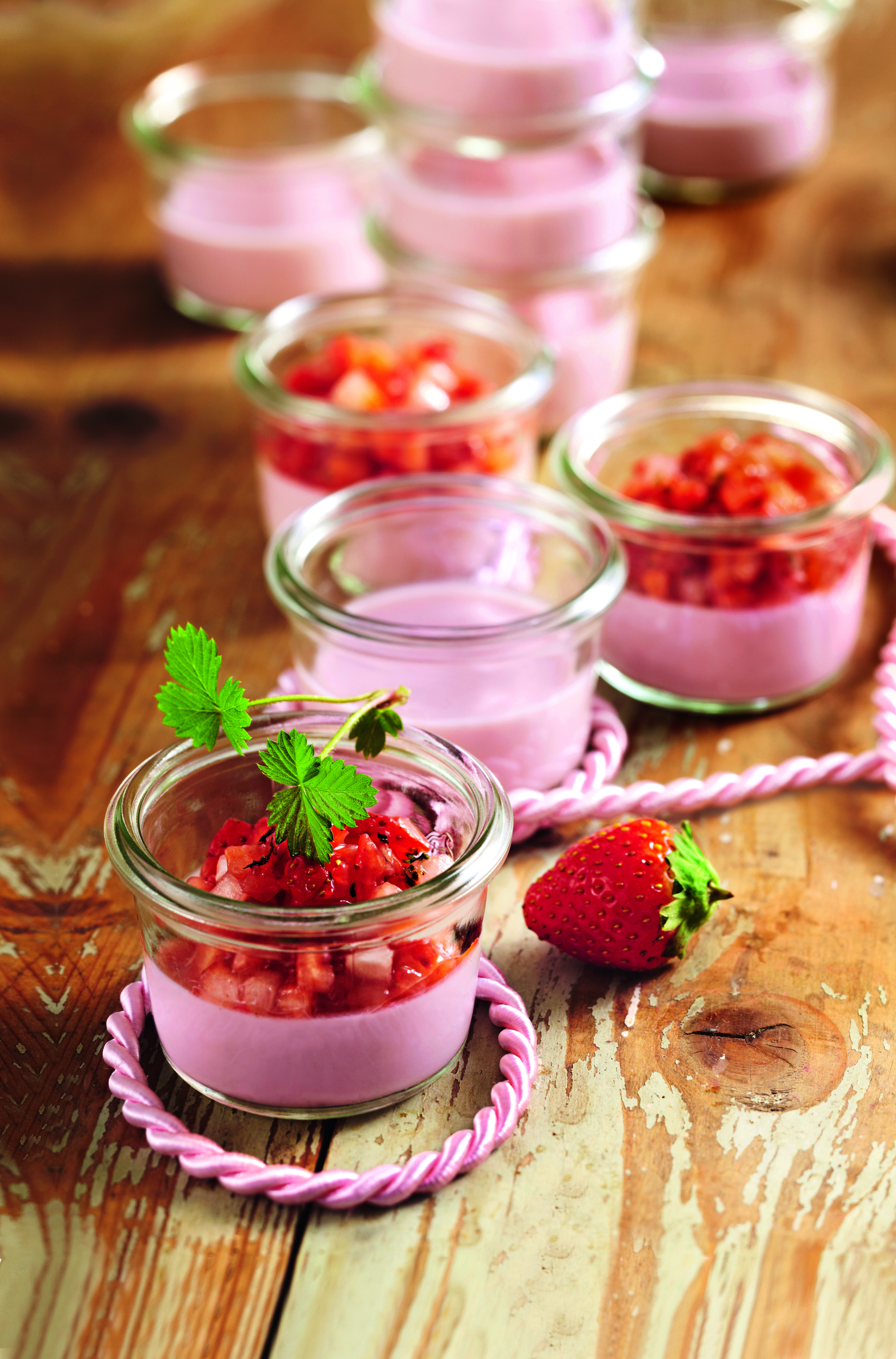 Bocaux Weck - mise en situation - Crème de fraises - ProSaveurs