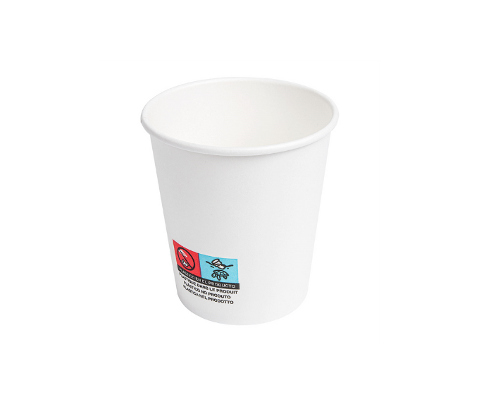 Gobelet carton personnalisé blanc - ProSaveurs