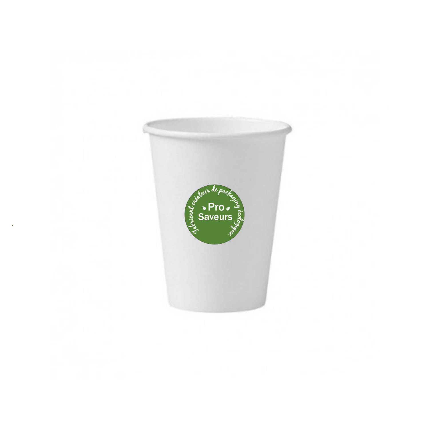 gobelets carton blanc zero plastique 30 cl personnalisables prosaveurs