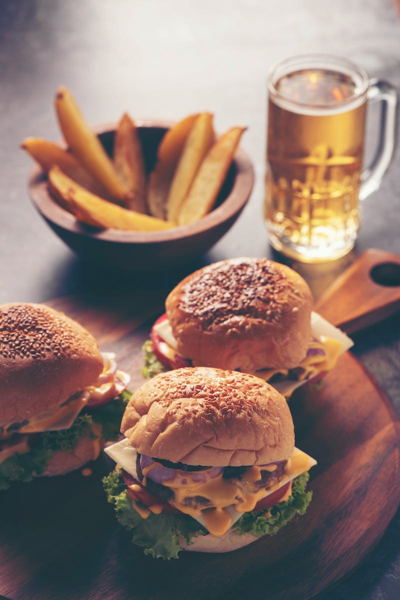 Emballage burger jetable 