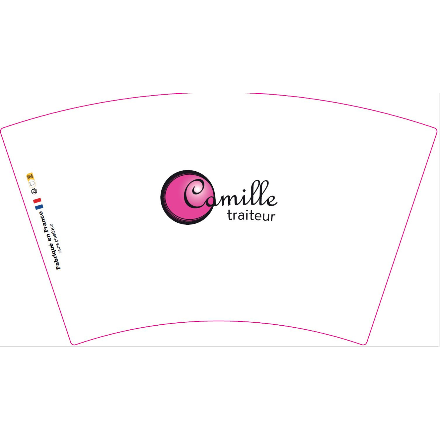 gobelet personnalisable en carton prosaveurs camille traiteur lyon
