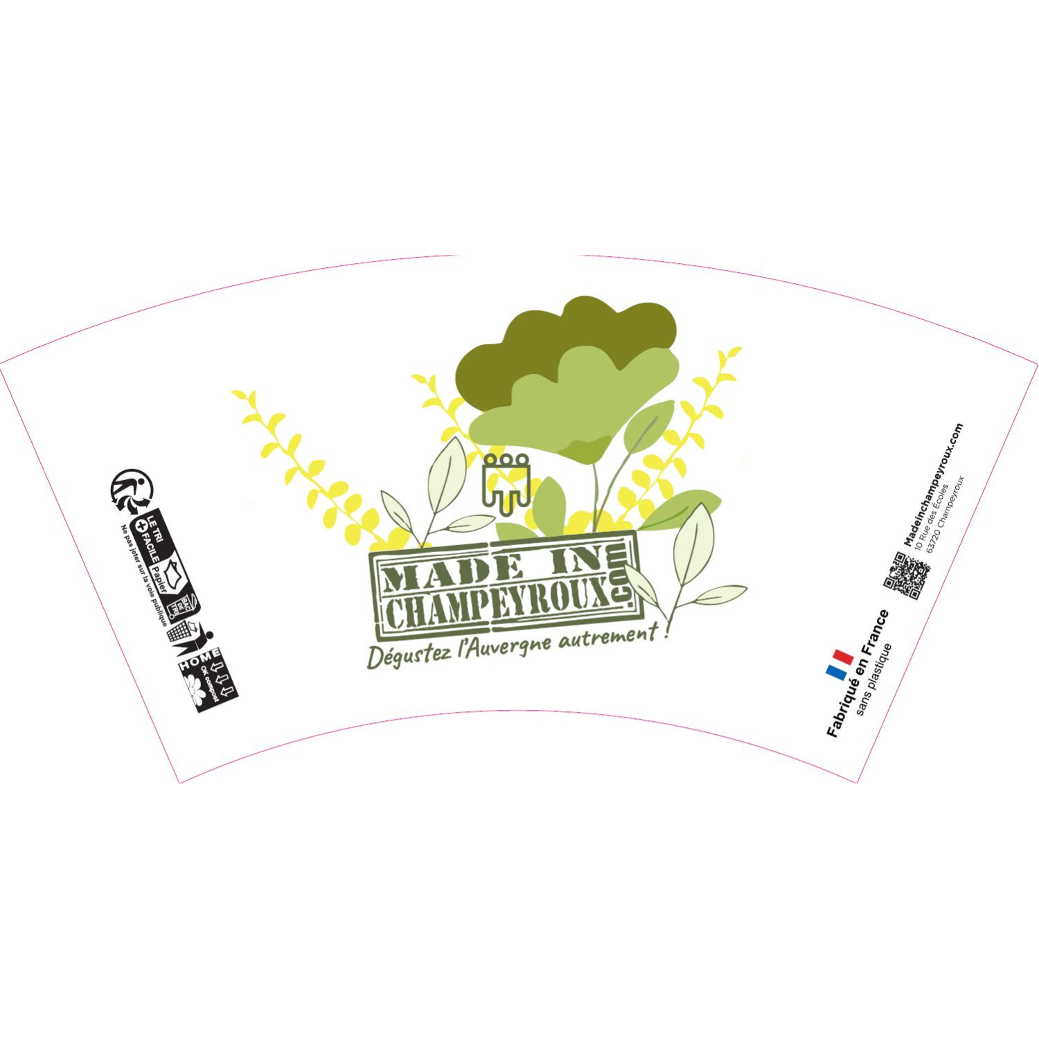 gobelet personnalisable en carton prosaveurs made in champeyroux operation printemps