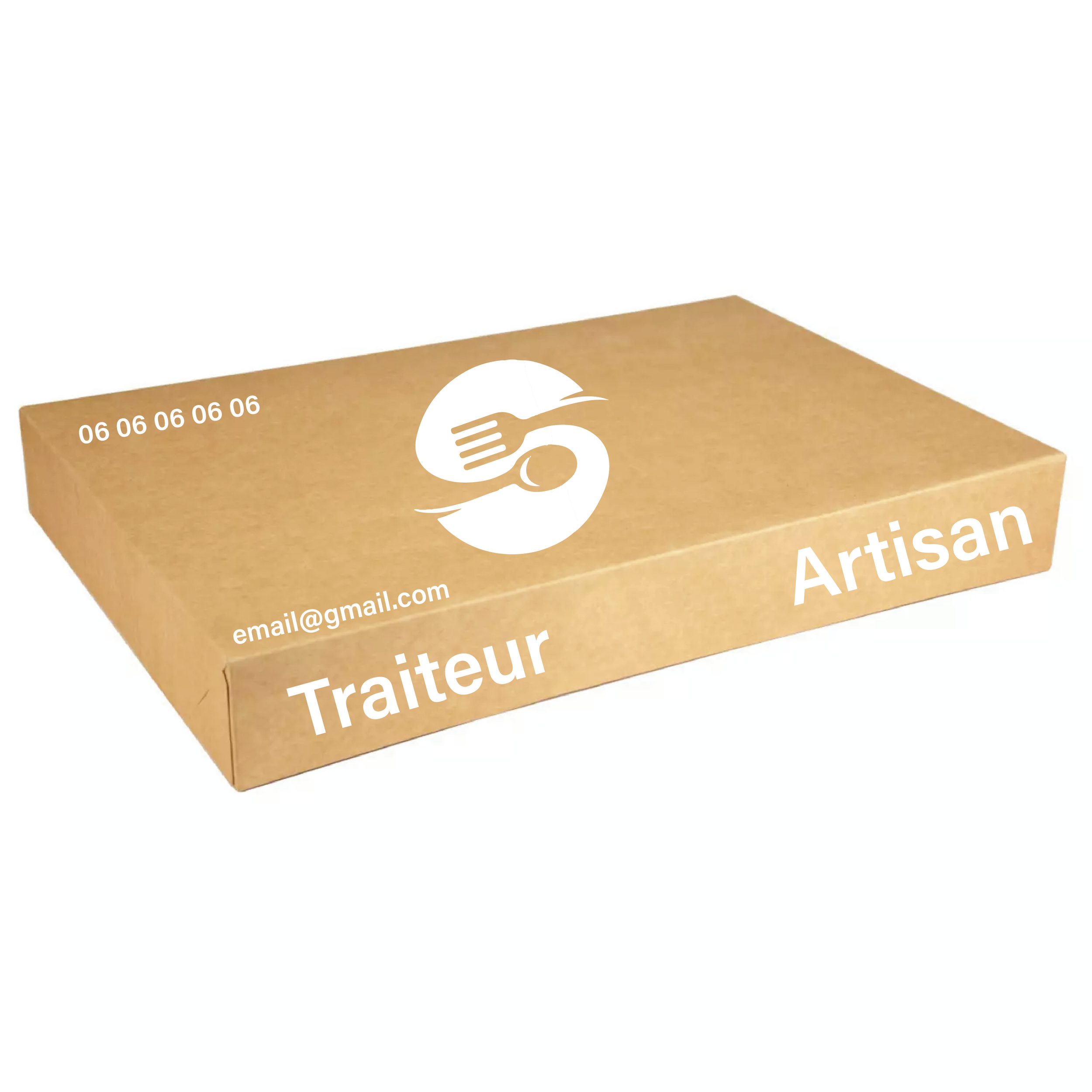 boite traiteur 28x42 cm kraft personnalisee prosaveurs