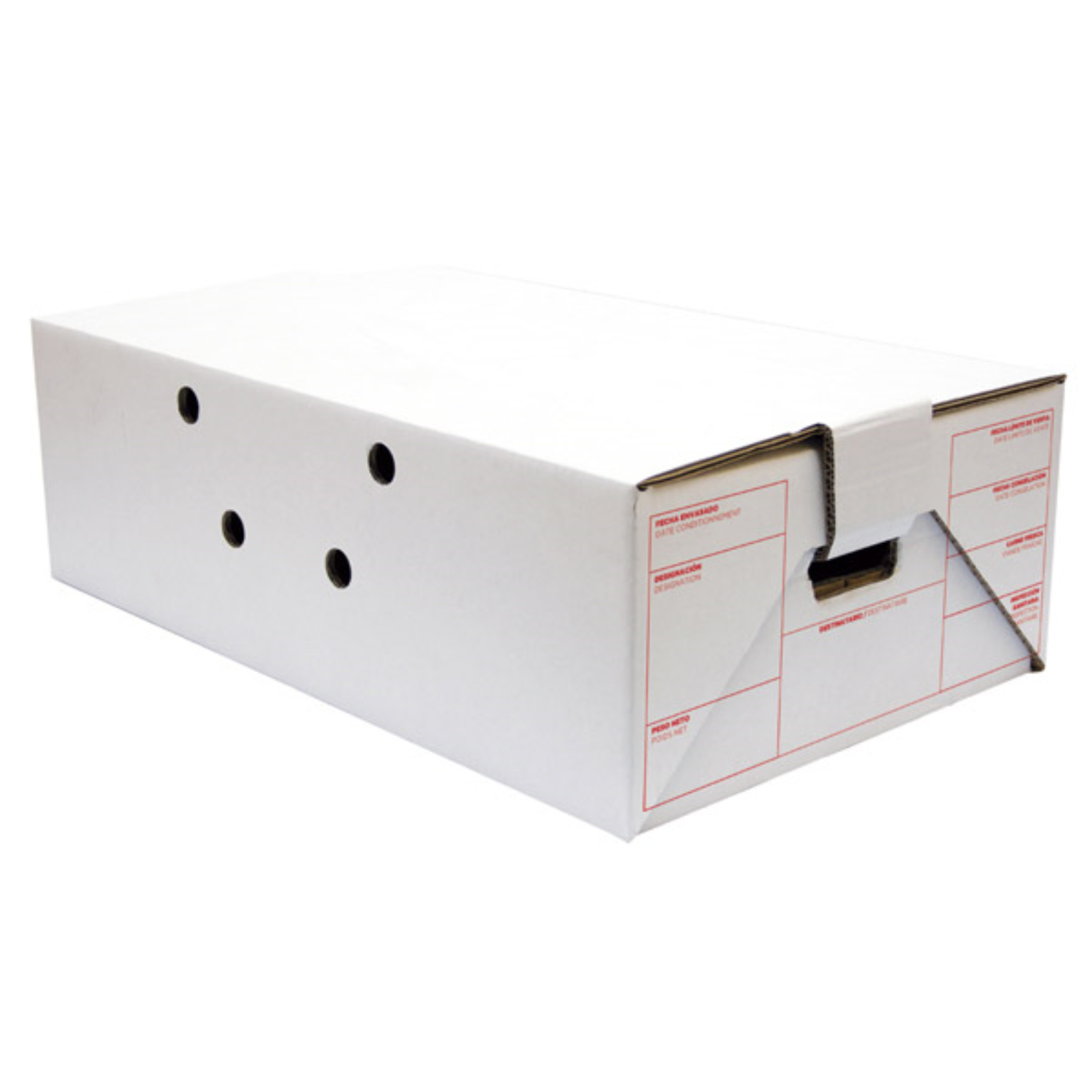 boite de transport blanche 60x37x19 cm par 15 prosaveurs