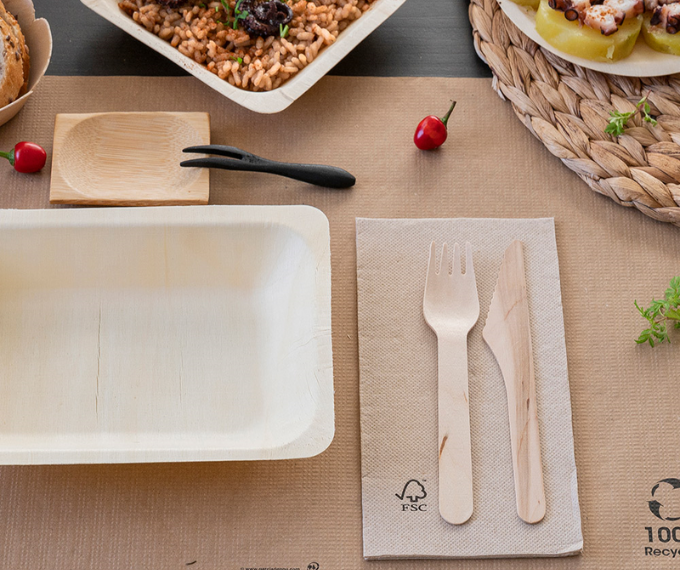 Vaisselle jetable - Couvert jetable - Couvert à table - ProSaveurs