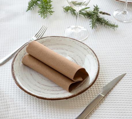 Nappe en papier gaufré