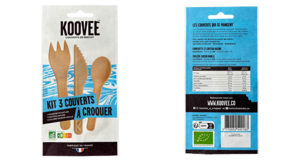 Couverts à croquer - Kit comestible - Koovee - ProSaveurs