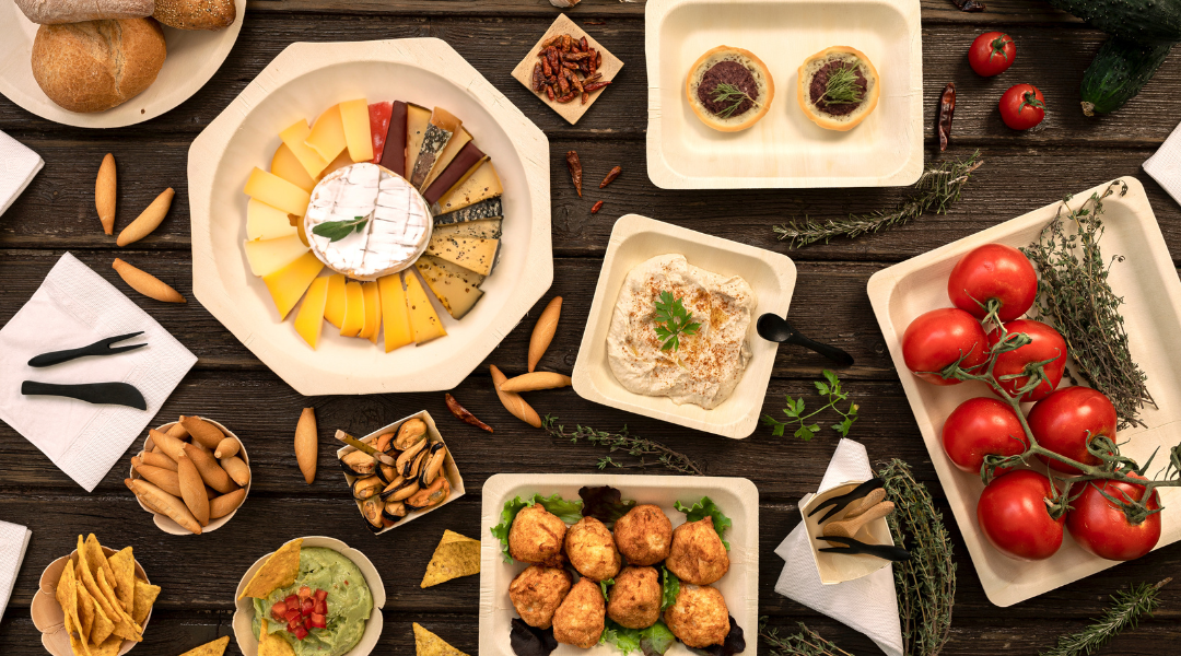 Assiette jetable en bois - ProSaveurs