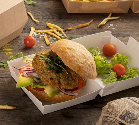 Boîte burger - Restauration rapide - ProSaveurs