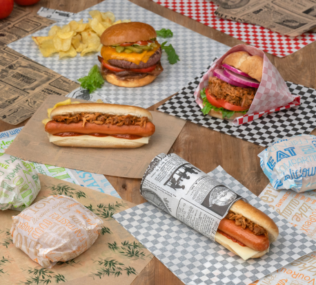 Papier ingraissable - Restauration rapide - ProSaveurs