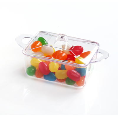 Verrine en plastique Marmite rectangle 75 ml CN04-52C-1