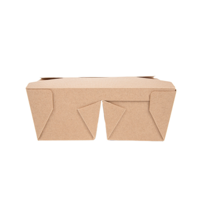 Boîtes américaines MO kraft 2 compartiments 675 et 675 ml - ProSaveurs