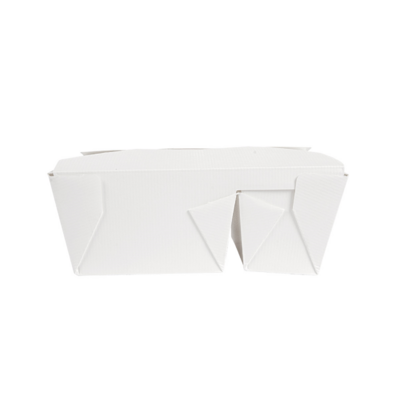 300 boîtes américaines MO blanche 2 compartiments 900 et 450 ml - ProSaveurs